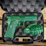 SOAP GUN + GRENADE Combo with Case (Green Beret)