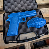 SOAP GUN + GRENADE Combo with Case (Ice Blue)