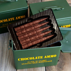 Chocolate Peanut-Butter Filled 12 Gauge Shotgun Shells